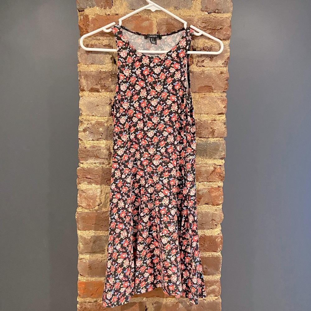 Forever 21 floral print skater dress